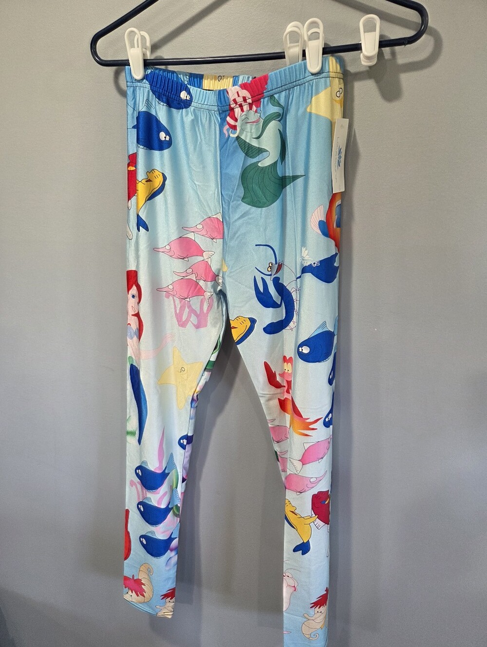 New with tags lotus leggings the little mermaid large